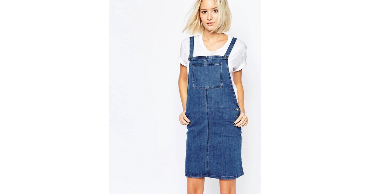 vero moda dungaree dress