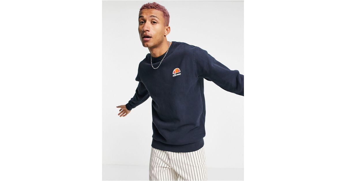 Sudadera con logo pequeño en diveria Ellesse de hombre de color Azul | Lyst