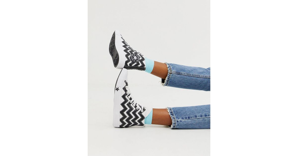 converse platform zig zag