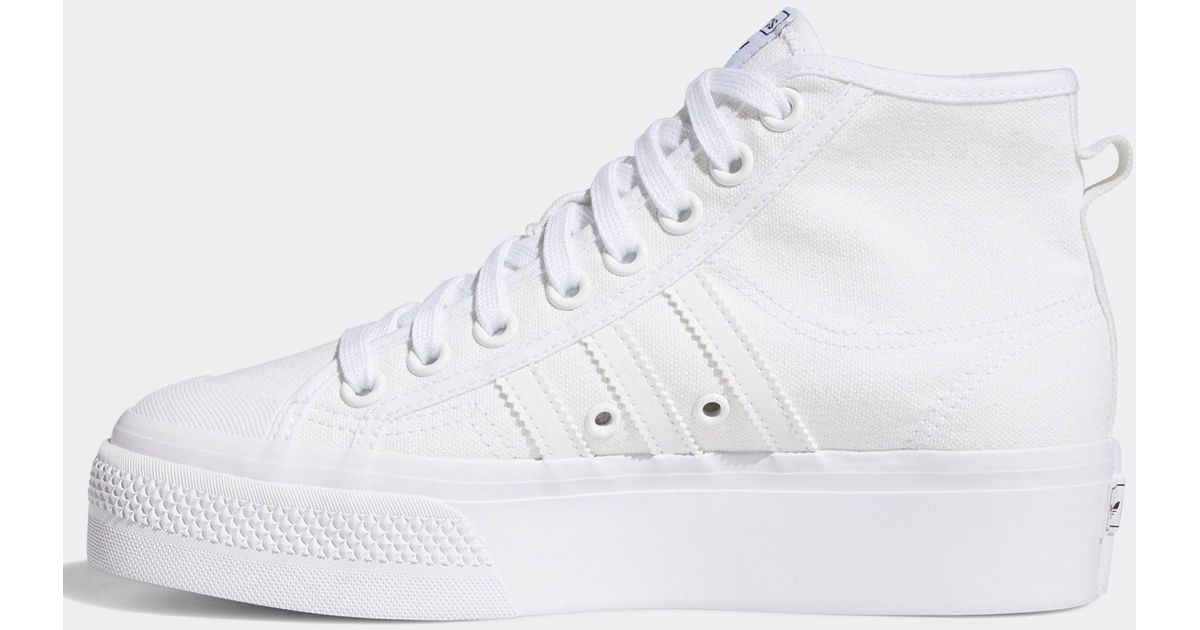 nizza mid top platform sneaker