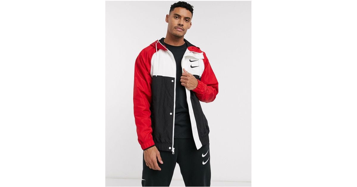 Nike Synthetic Swoosh Colourblock Zip 