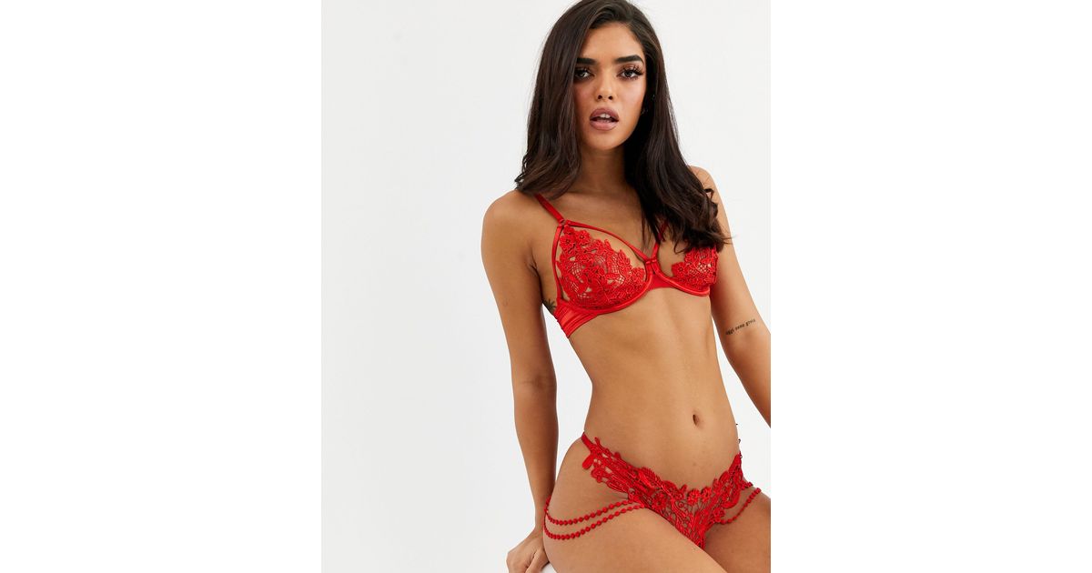 Ann Summers Neva Lace Cutout Bra And 