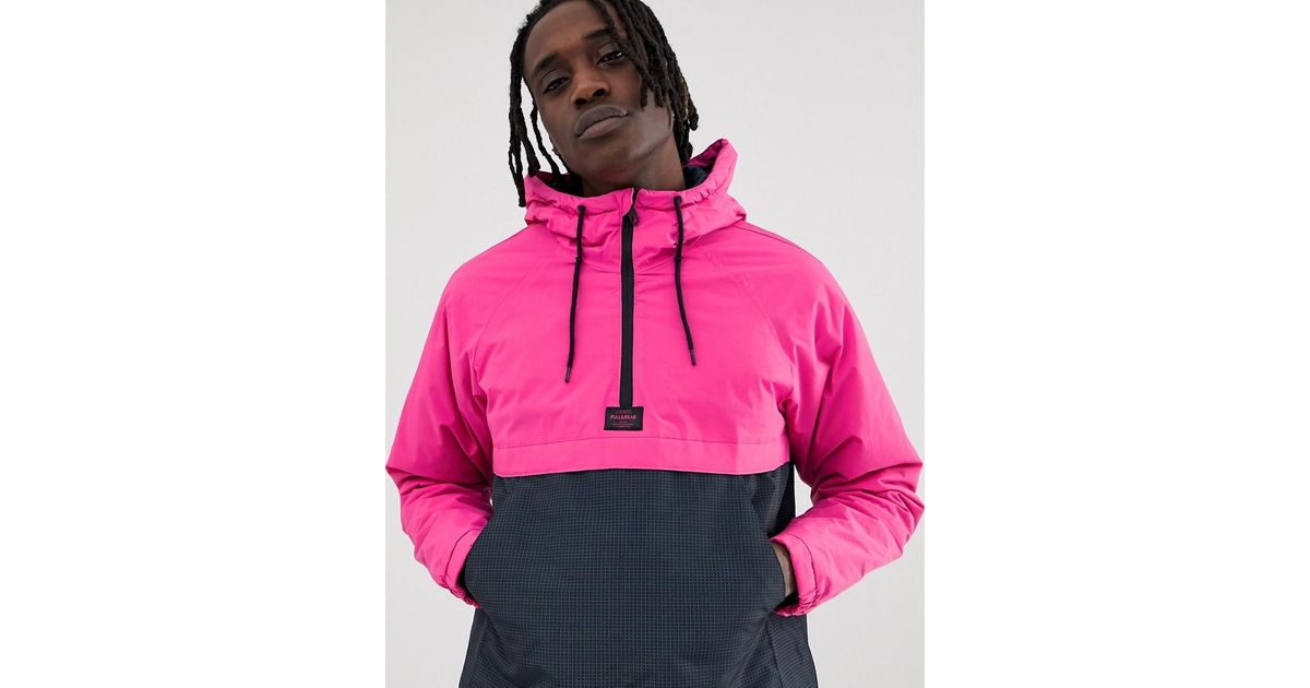 pull and bear pink jacket