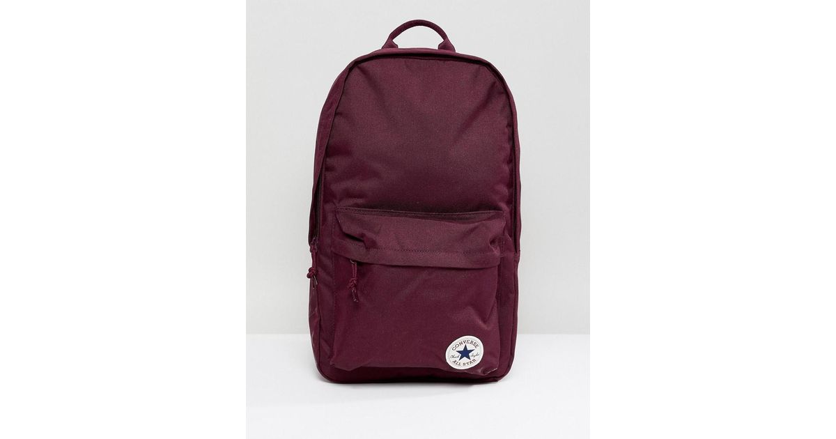maroon converse backpack
