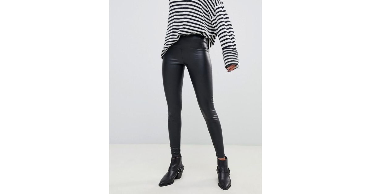 Allsaints Denim Cora Faux Leather Leggings In Black Lyst - All Saints Leather Leggings Review Allsaints Denim Cora Faux Leather Leggings In Black Lyst - All Saints Leather Leggings Review