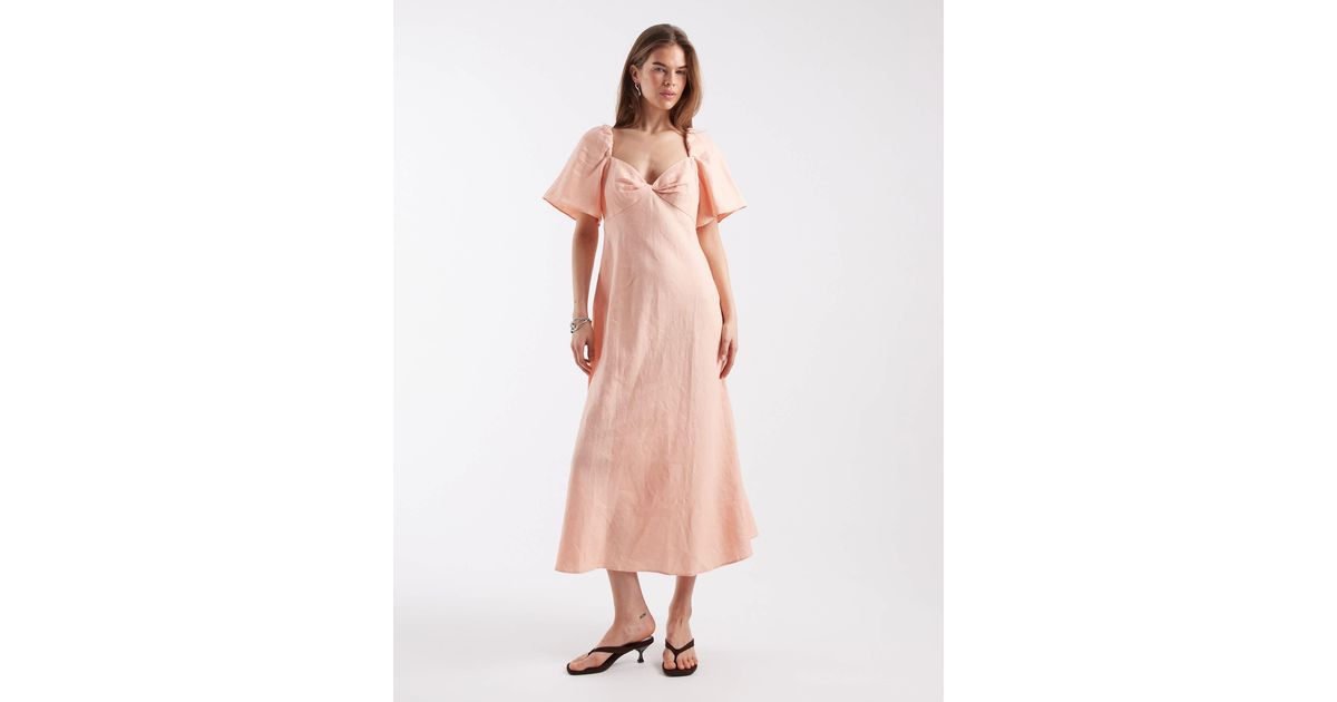 posse alice linen midi dress ALICE MINI DRESS  POSSE