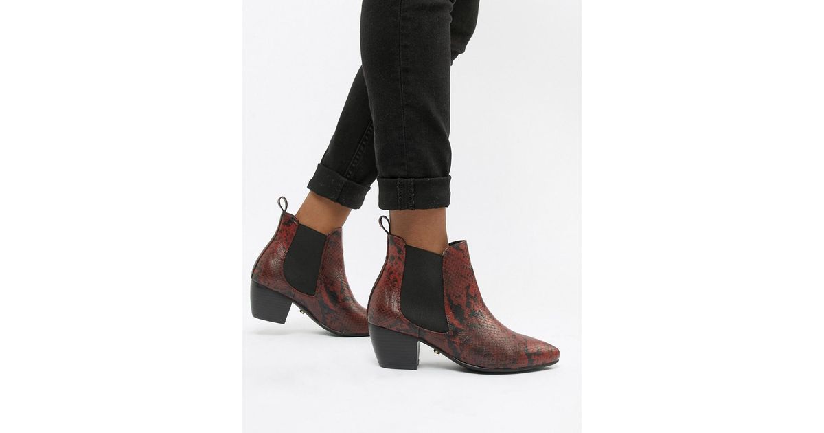 oasis leopard print boots