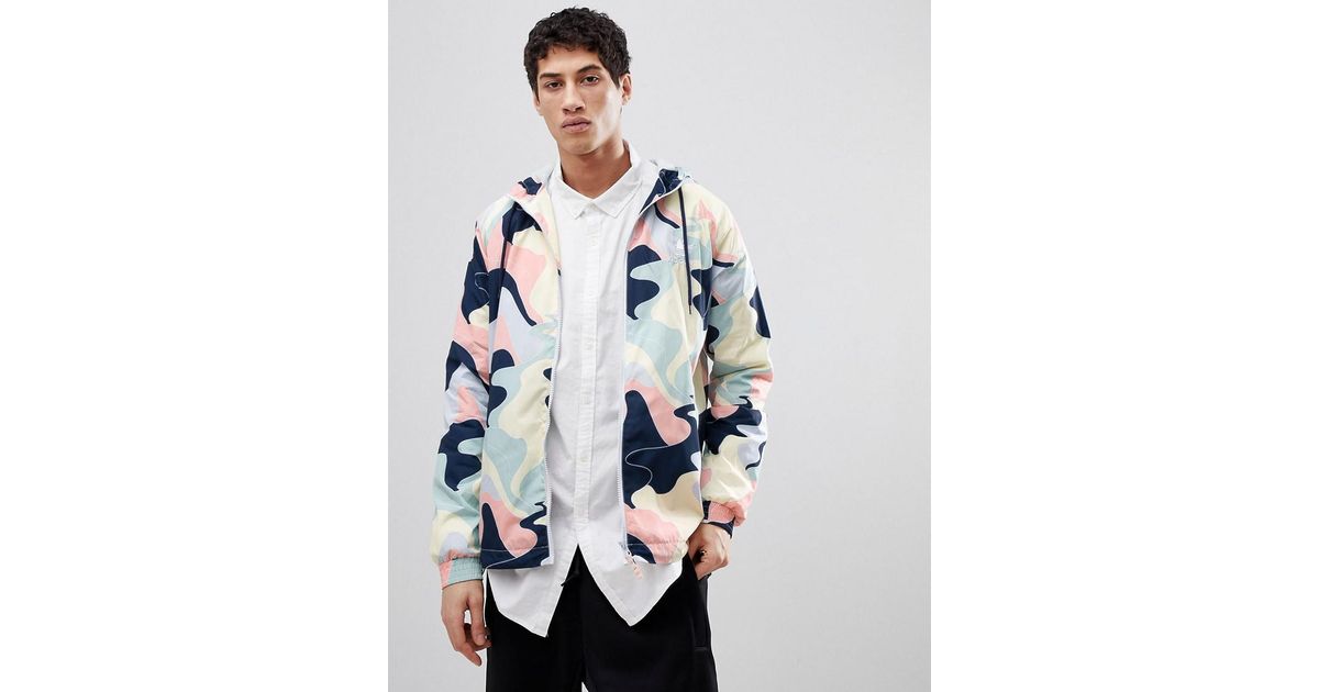 adidas Originals Hza Valley Packable Windbreaker In Blue Dn9077 for Men |  Lyst Canada