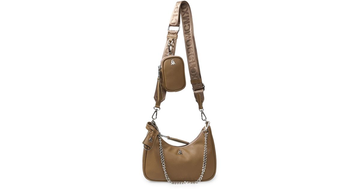 Steve Madden Bvital Crossbody Bag With Chain Strap in Natural Lyst