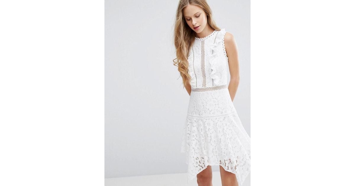 miss selfridge white dress