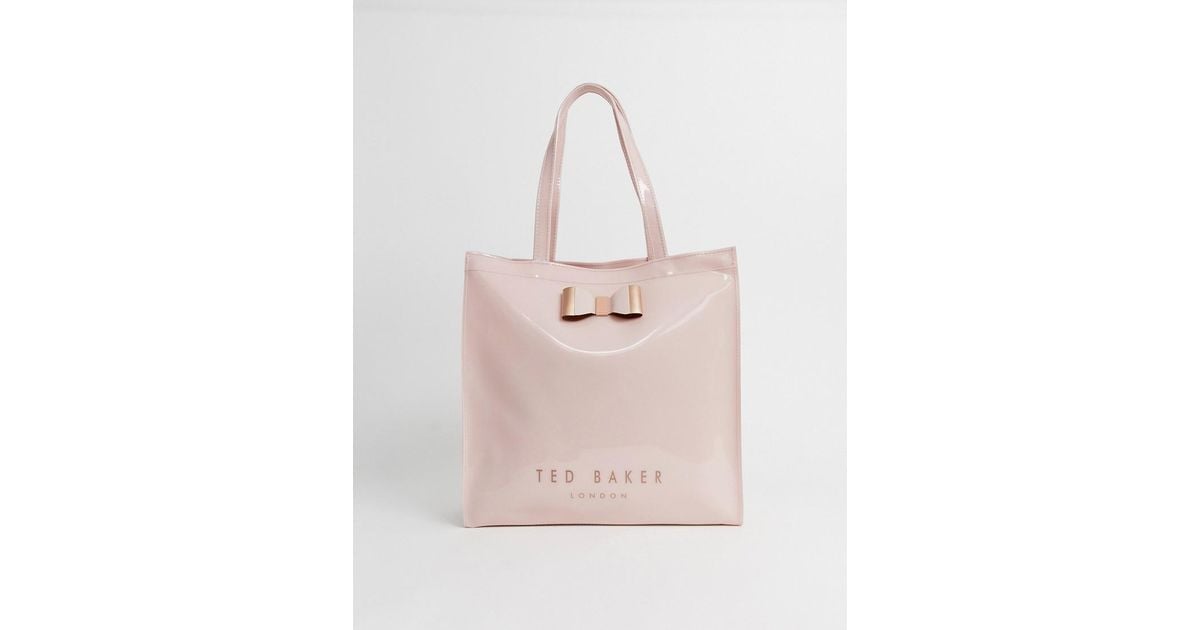 Ted Baker Sofcon Soft Large Icon Bag in Pink Lyst