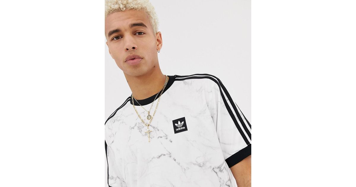adidas marble stripe tee
