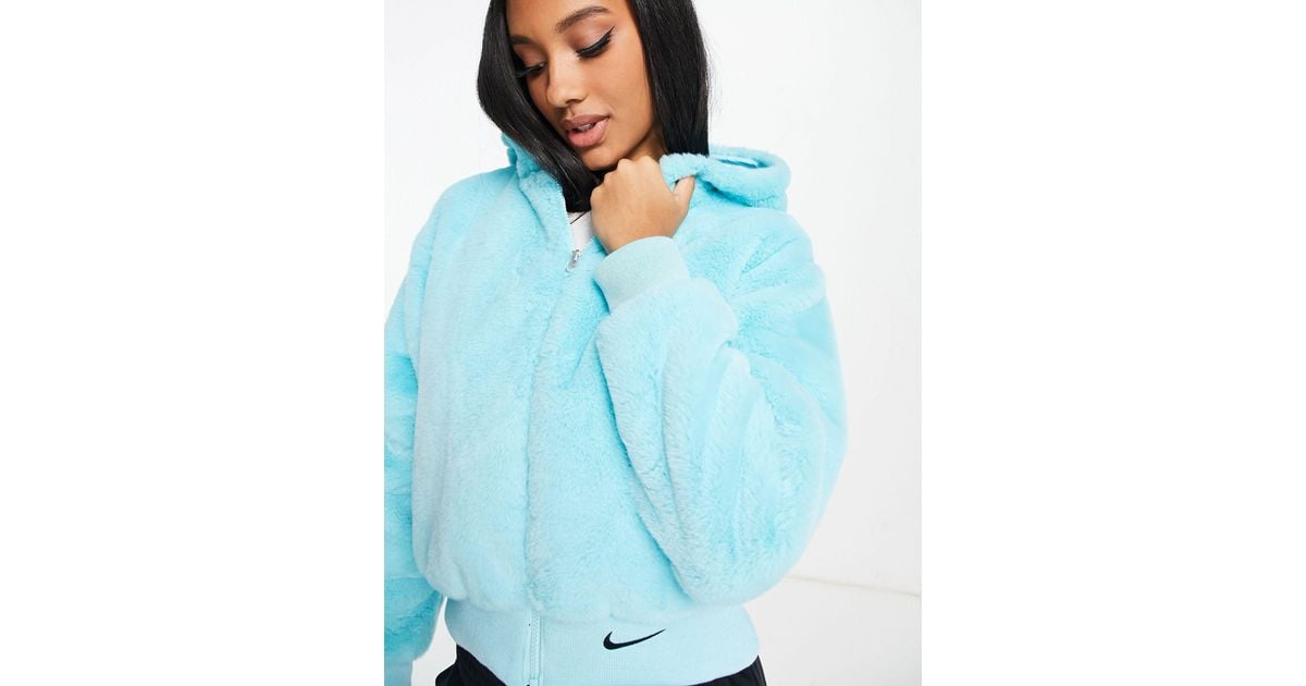 Nike fur hoodie sales