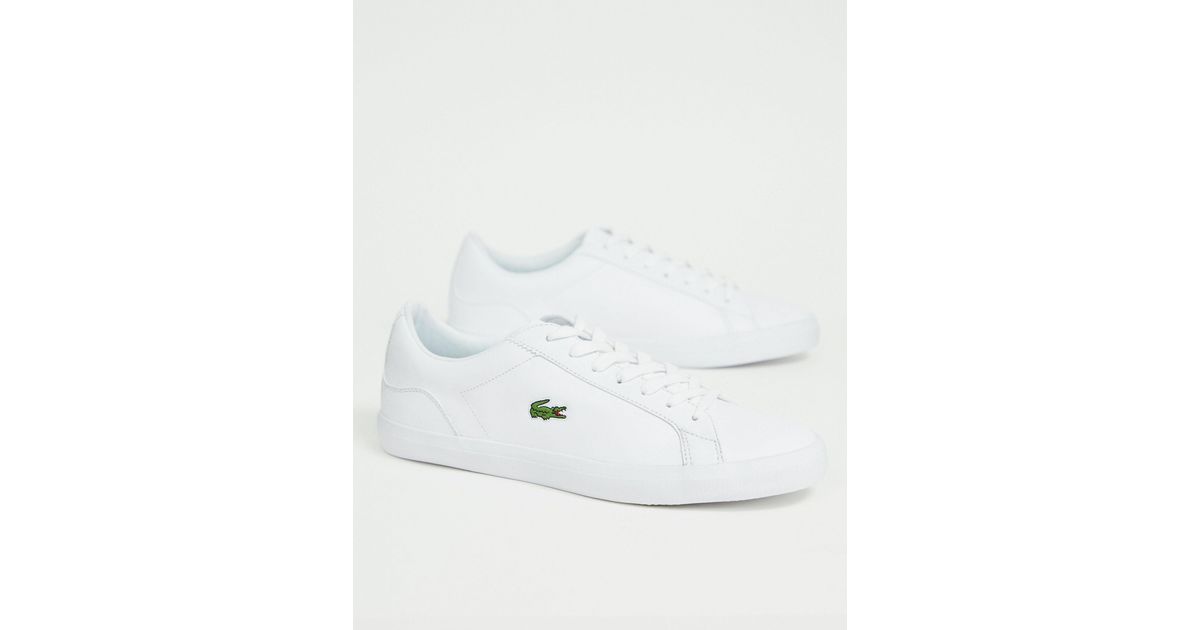 Lacoste Lerond Bl 1 Trainers in White for Men | Lyst