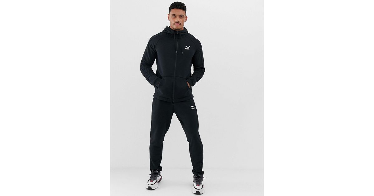 puma skinny fit tracksuit