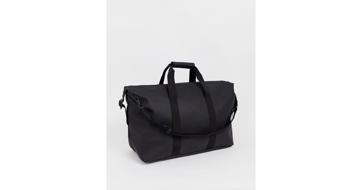 rains 1320 weekend waterproof duffel bolsa in black