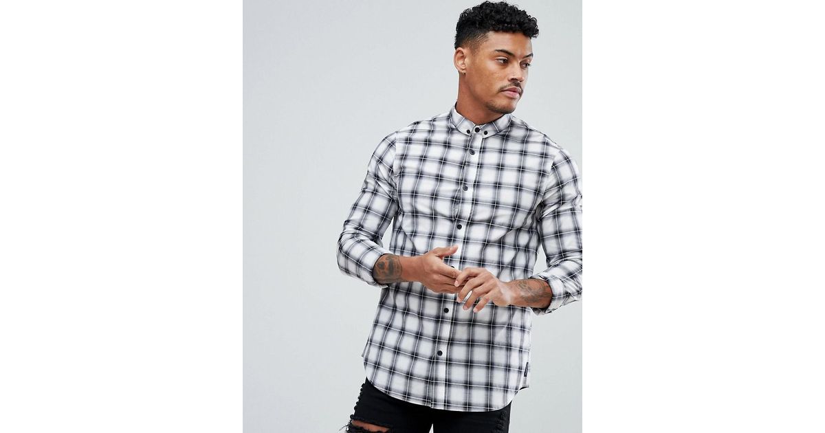 armani check shirt