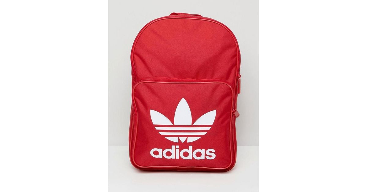 adidas originals backpack red