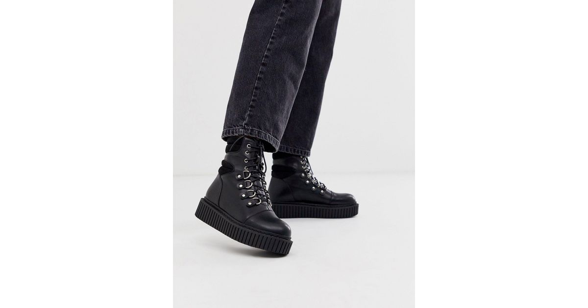 creeper combat boots