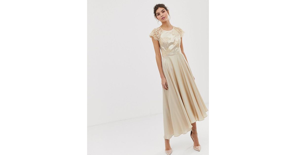 coast melissa bandeau midi dress