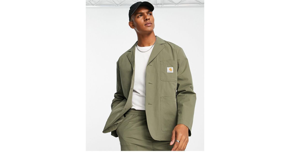 Carhartt Montana Casual Suit Blazer in Green for Men Lyst UK