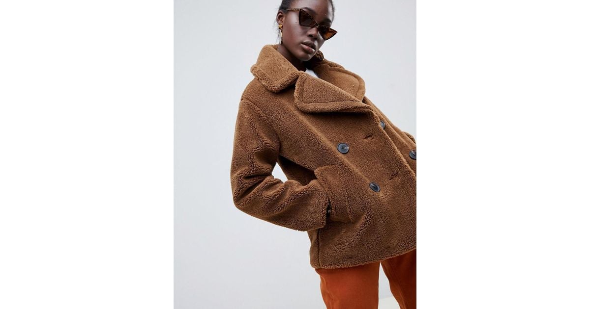 warehouse double breasted coat