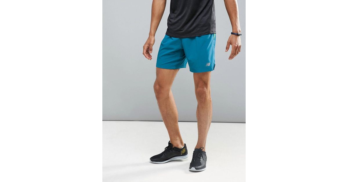 new balance impact 7 inch shorts mens