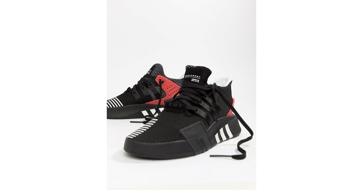 adidas originals eqt bask adv sneakers in black aq1013