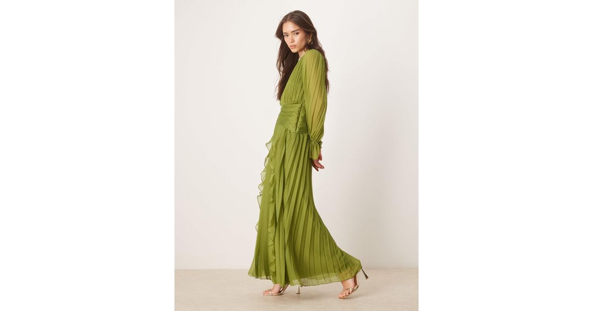 asos design high neck ruched belt detail maxi dress ASOS DESIGN high neck ruched belt detail maxi dress in dark slate