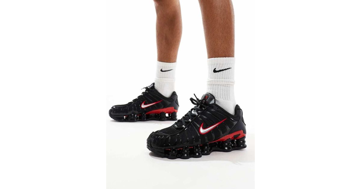 tenis nike shox rojos