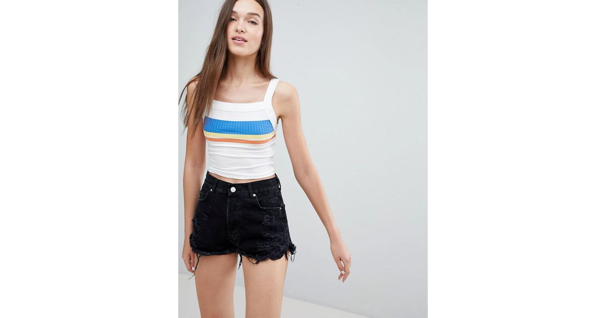bershka high waisted shorts