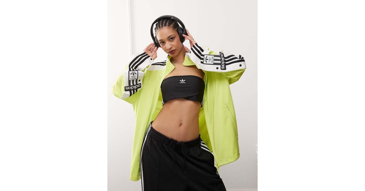 adidas Originals Adilenium Megabreak Jacket in Yellow | Lyst UK