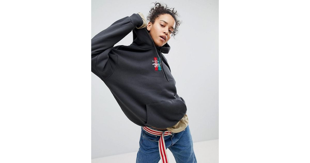 stussy oversized hoodie