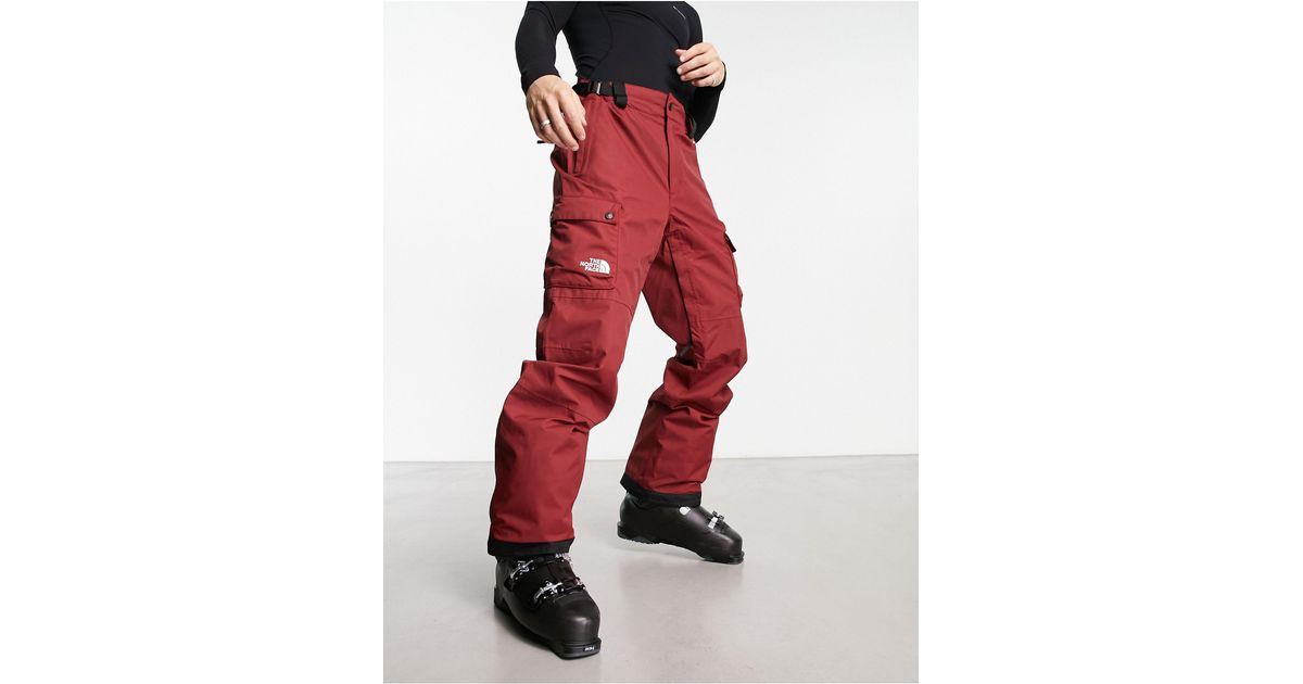 Ski slashback dryvent - pantaloni cargo da sci impermeabili bordeaux da  Uomo di The North Face in Rosso | Lyst