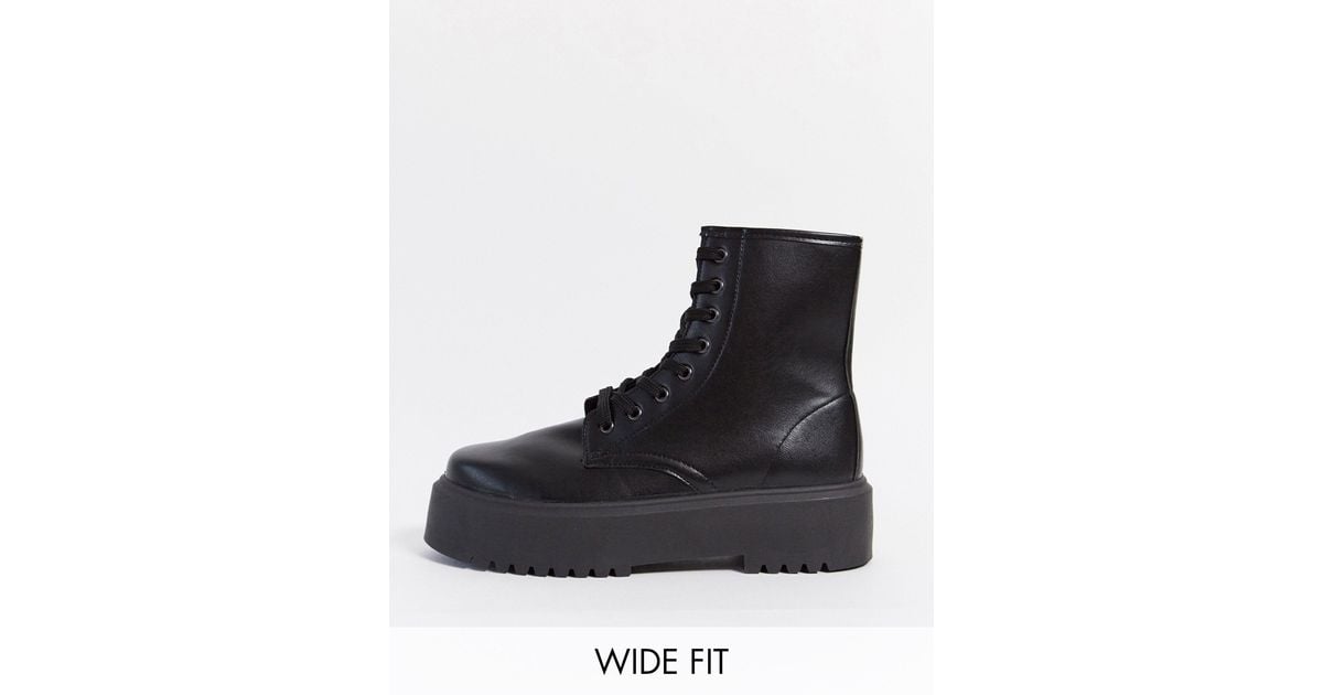 Asos attitude store chunky boots