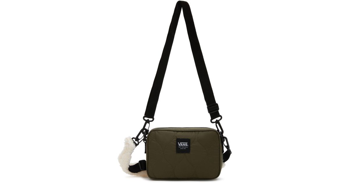 Ex sac bandouli re feuille Vans en coloris Noir Lyst