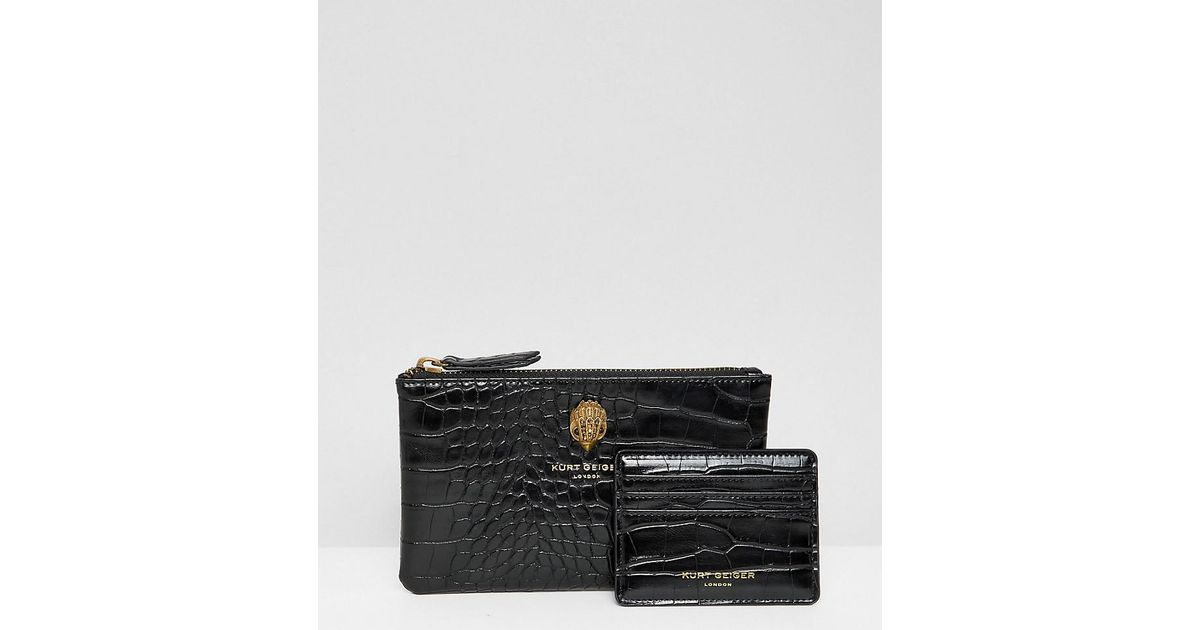 kurt geiger black purse