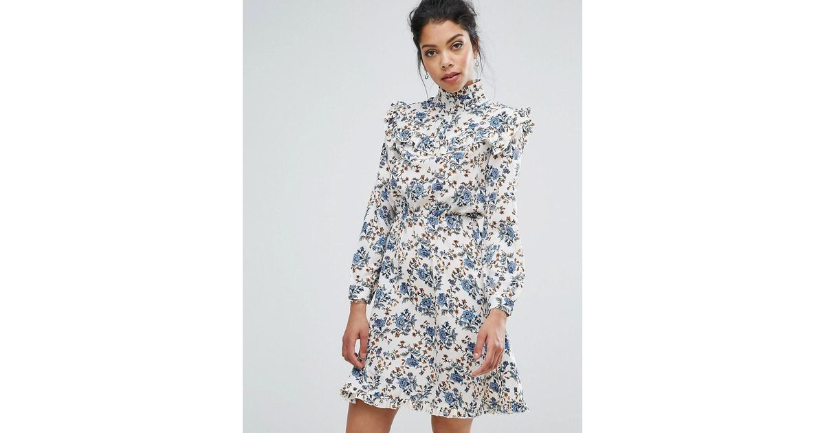 boohoo high neck dress