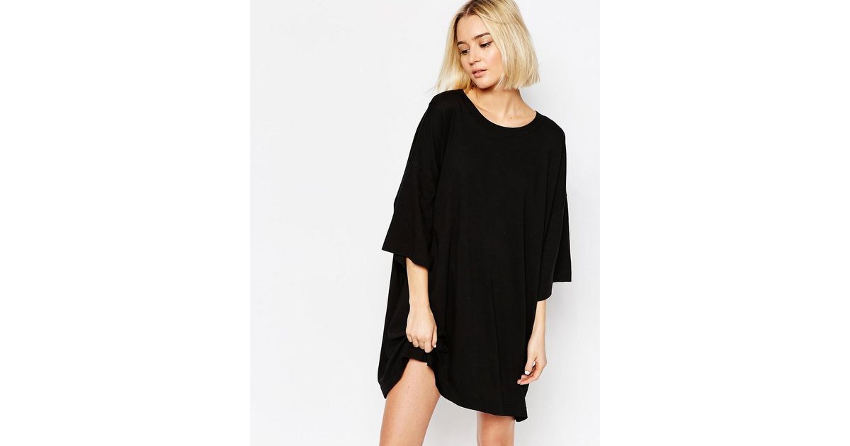 weekday huge t shirt dress