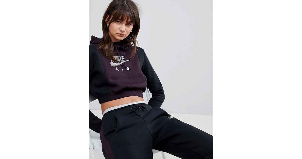 nike air cropped sweatshirt