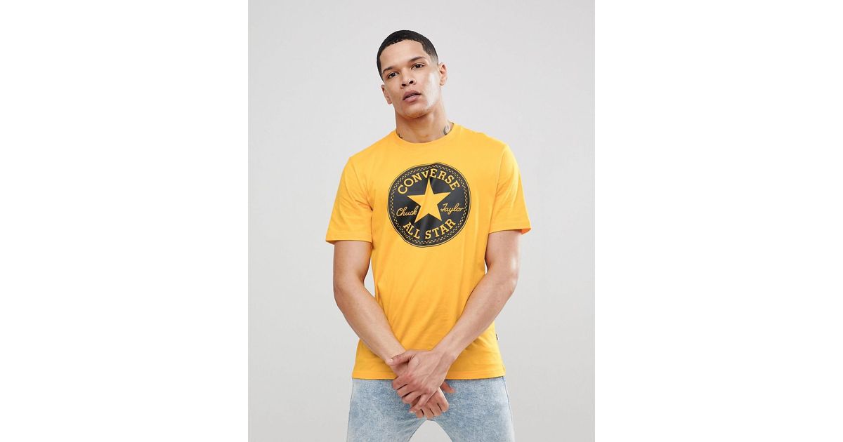 converse yellow shirt