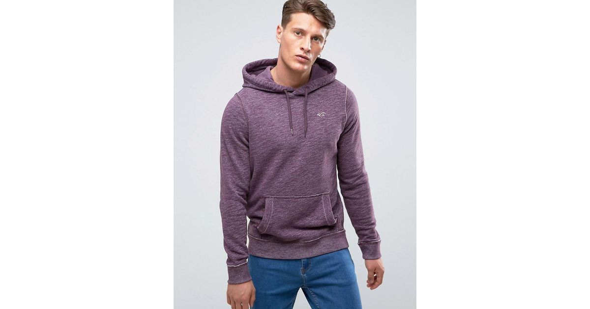 purple hollister hoodie