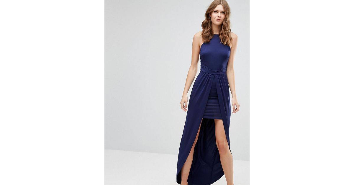 maxi overlay dress