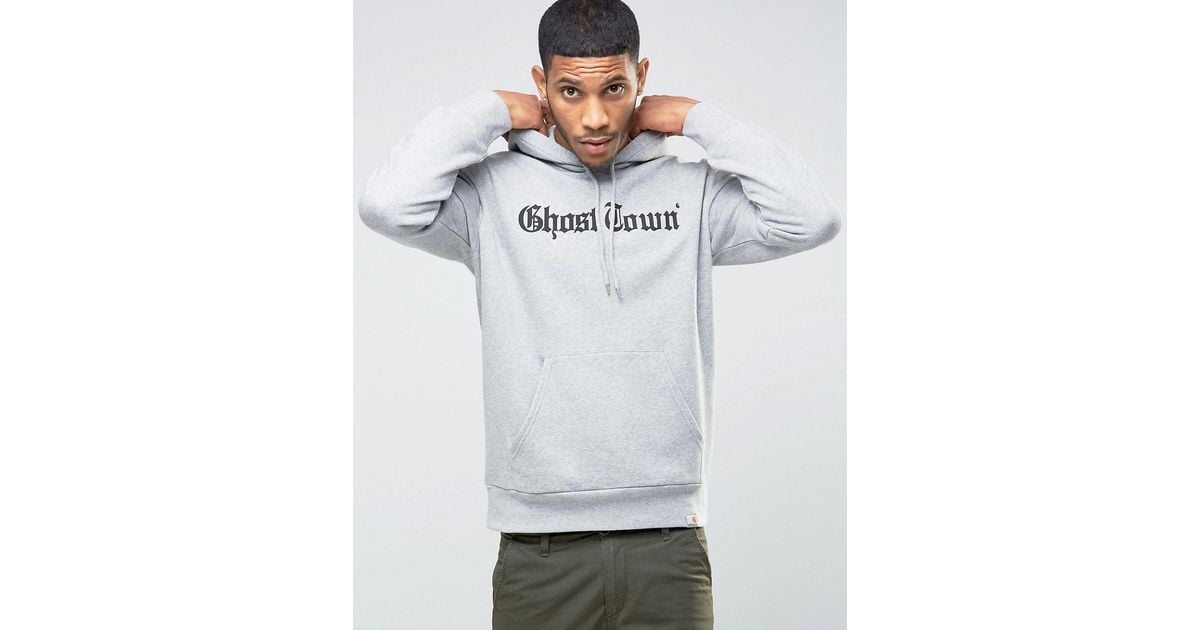 Carhartt WIP Ghost Town Hoodie in Gray for Men Lyst