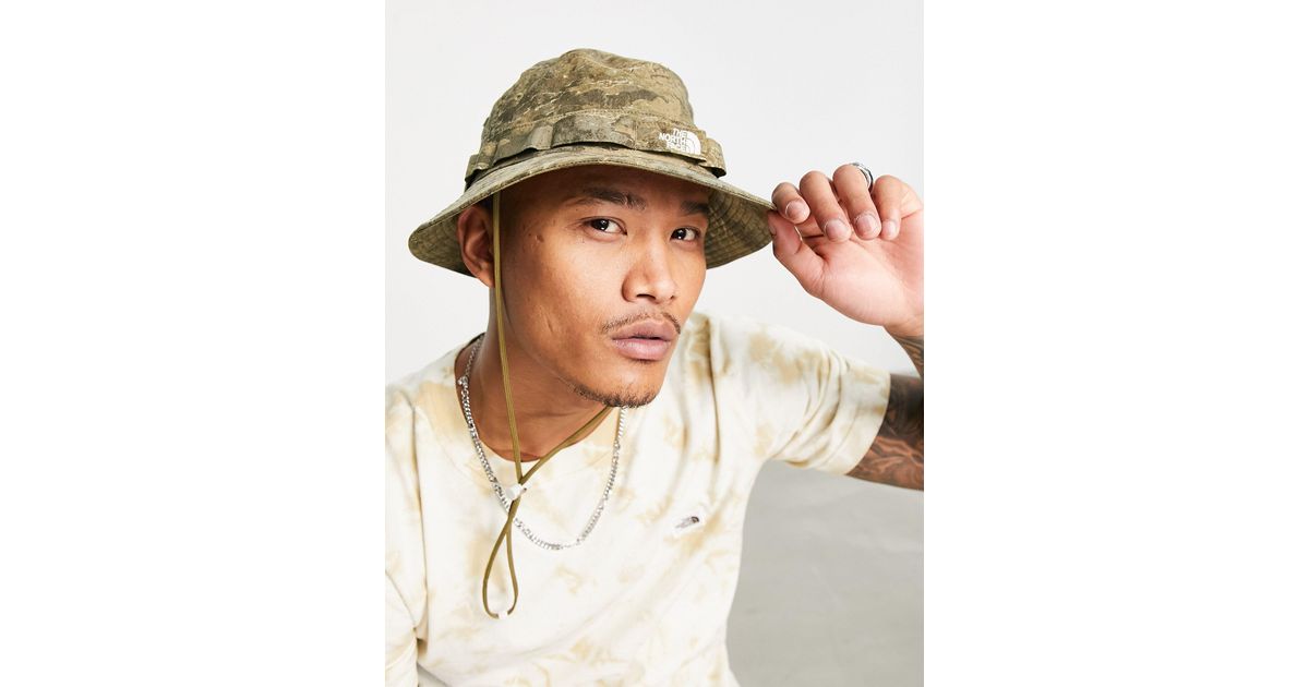 Brimmer Bucket Hat in Green for Men 