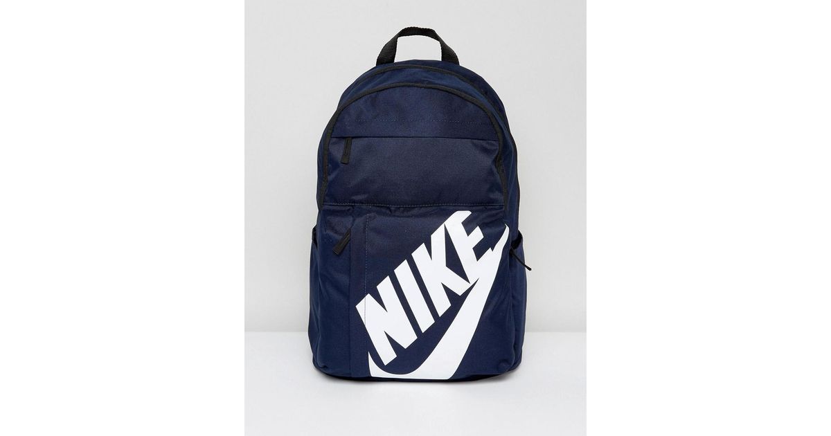 nike elemental backpack with logo pocket front