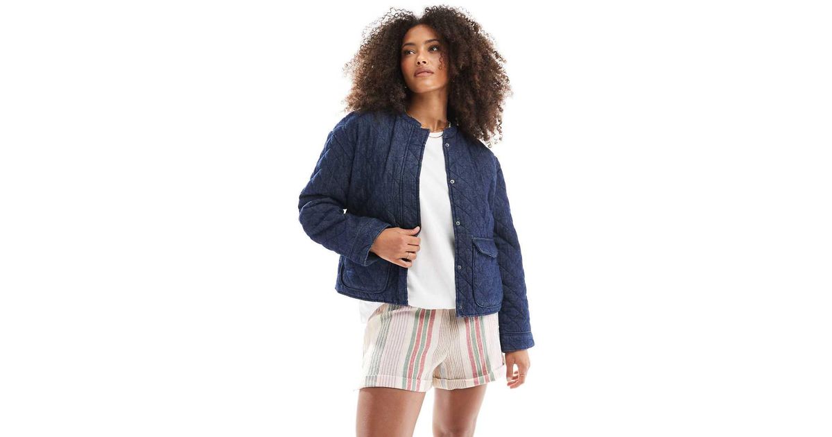 Square Buttoned Denim Jacket