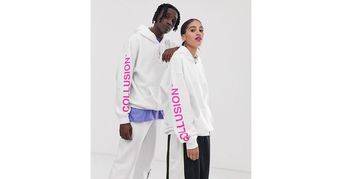 White Collusion Hoodie Top Sellers - www.railwaytech-indonesia.com  1696216900