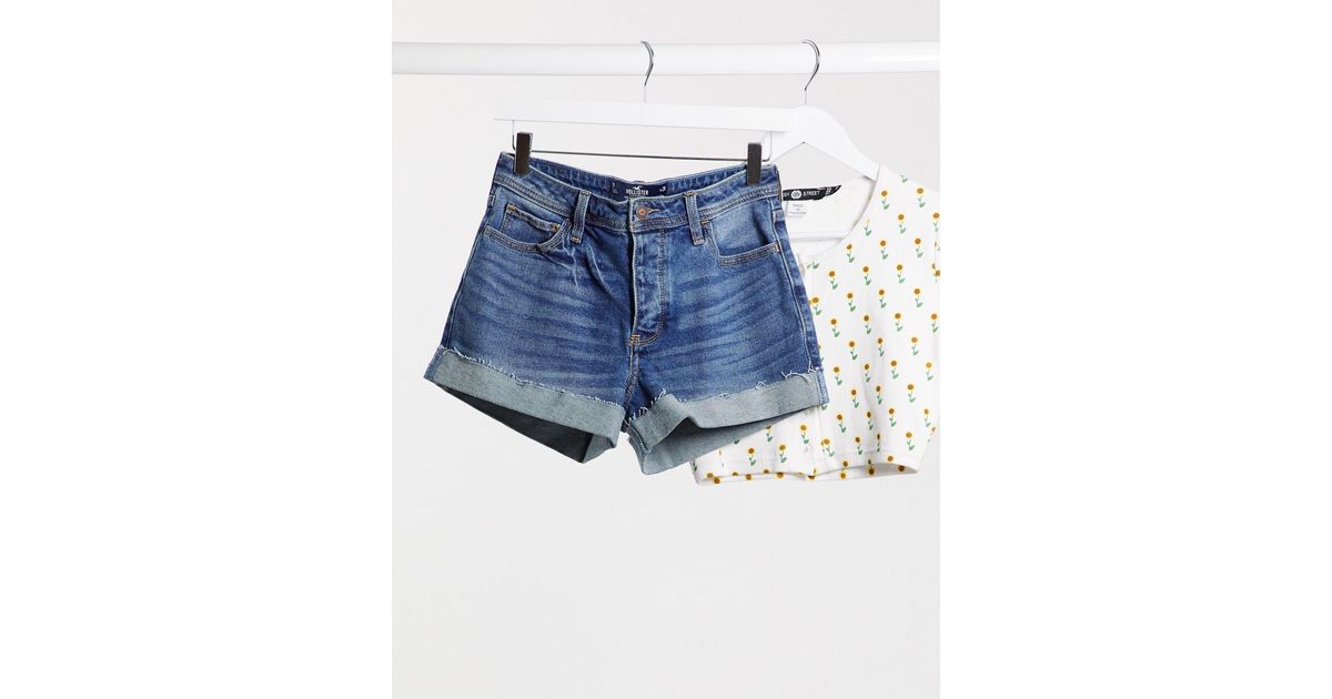 hollister mom shorts