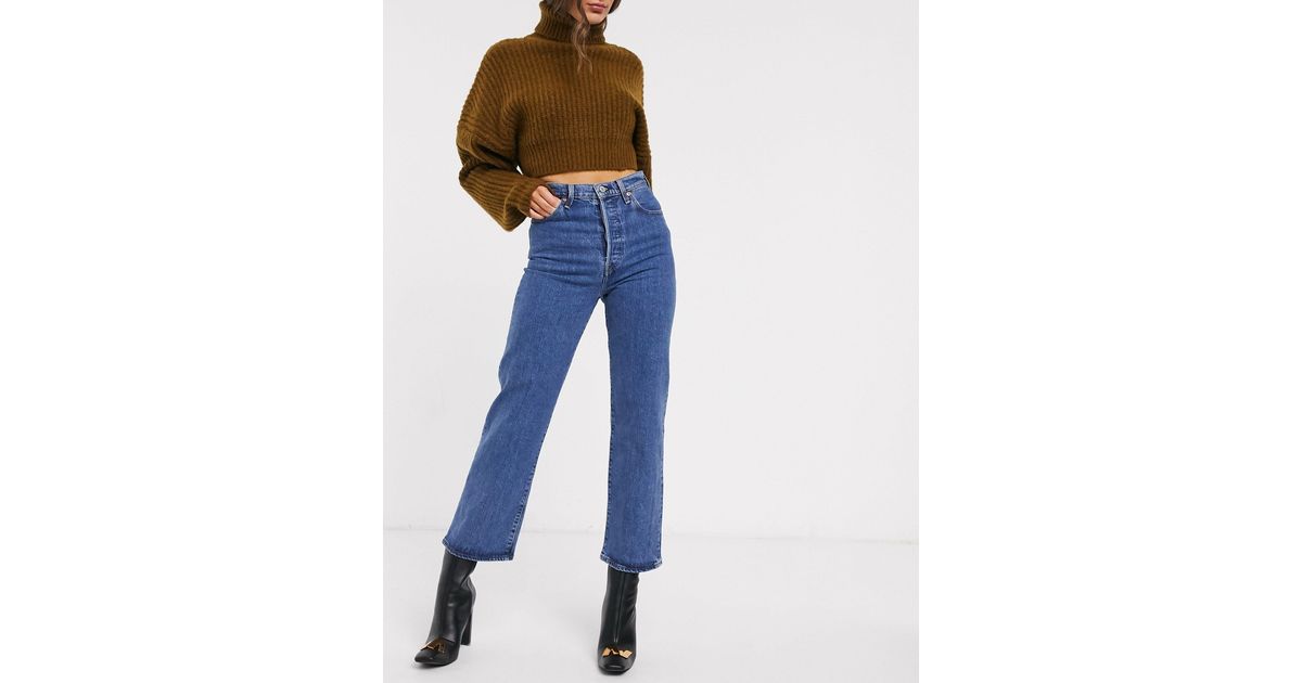 Levi's Denim Ribcage Straight Leg Ankle 